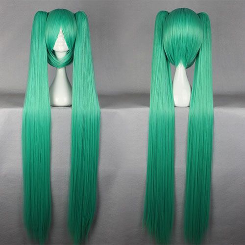 Peruca Hatsune Miku Verde Agua