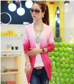 Cardigan Gradiente Rosa