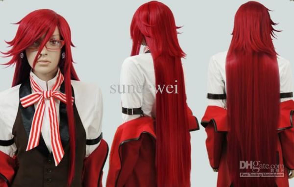 Peruca Grell Sutcliff - Kuroshitsuji